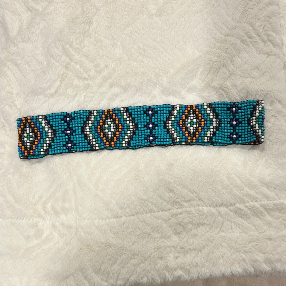 Beaded Stretchy Waistband Belt